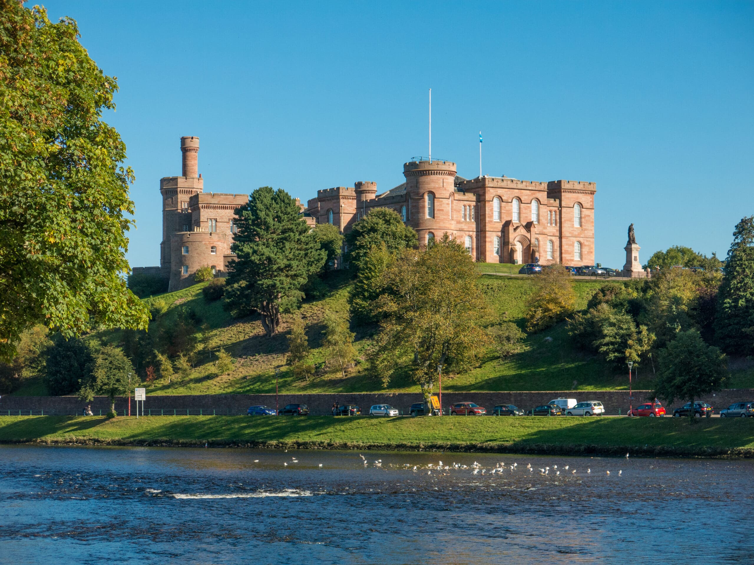 Inverness Castle on the River Ness Scotland