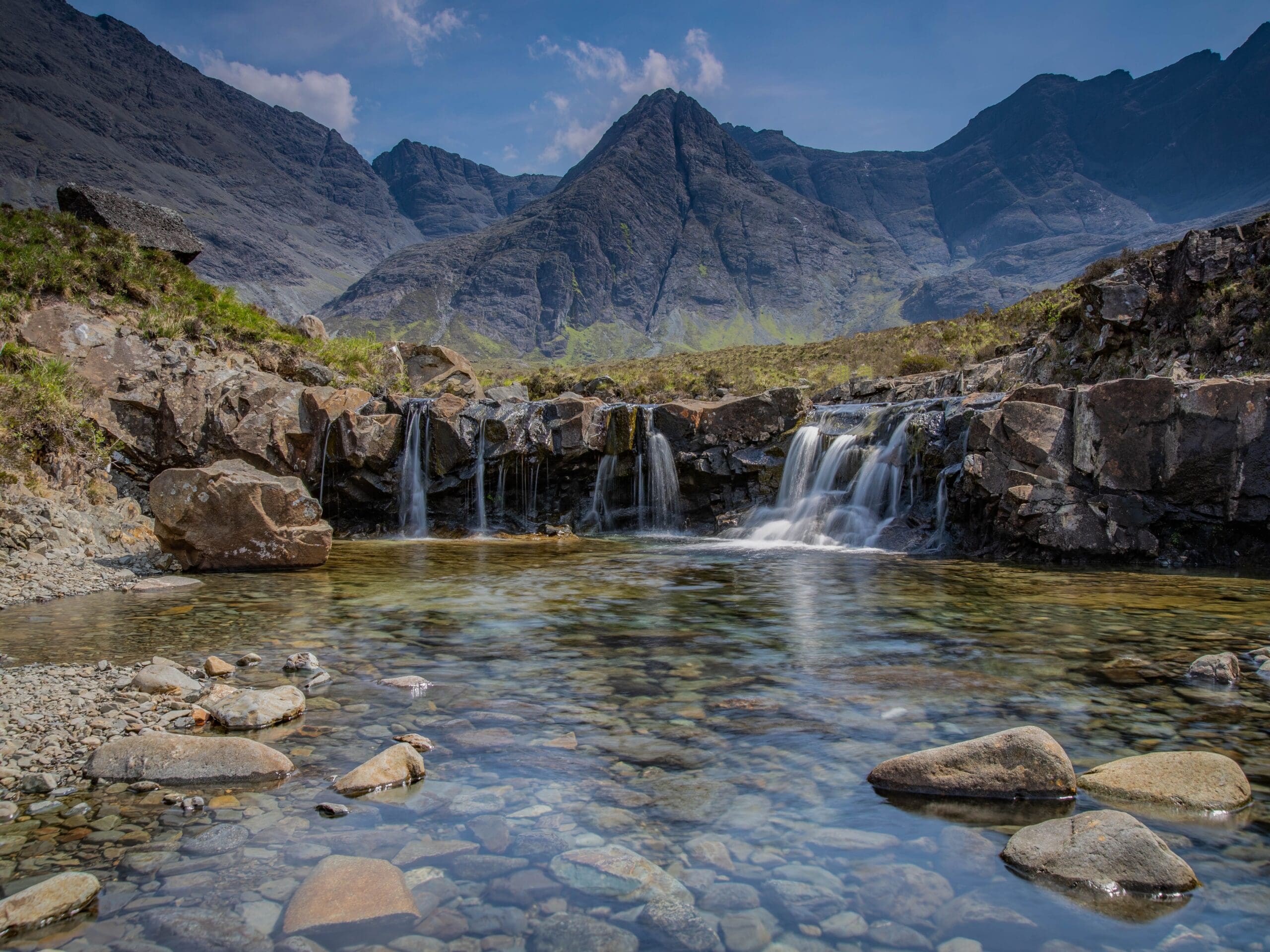 Picturesque Fairy Pools on the Isle of Skye